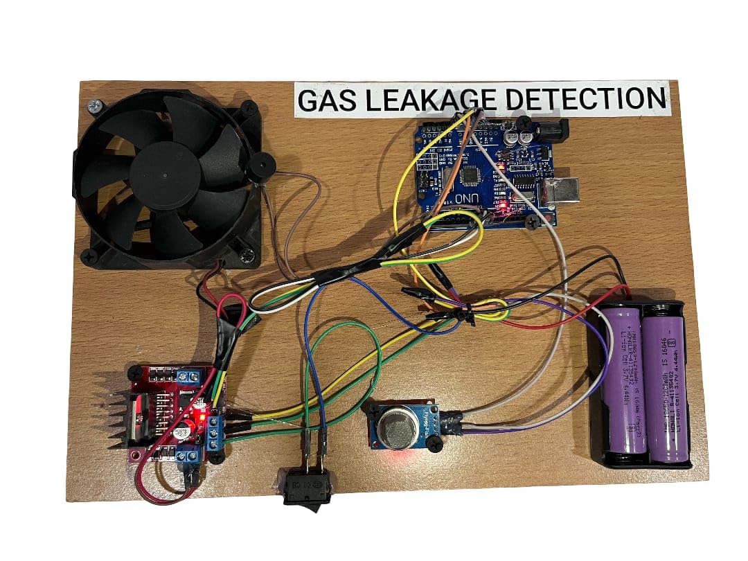 Gas Leakage Detection System Project Kit LPG Gas Detector Alarm DIY Kit for Students Engineering Projects with Sensor and Buzzer-image-23