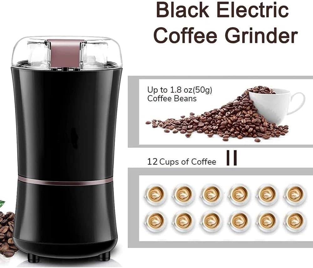 400W Kitchen Electric Coffee Grinder Maker Mini Salt Pepper Beans Mill Herbs Spice Nuts Electronic Grind Machine