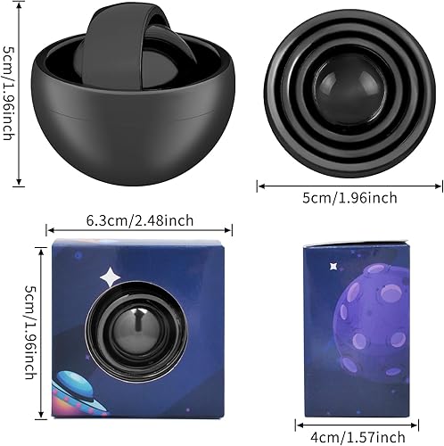 Miniatura 3 de Vilalatfan Juguetes para ansiedad para adultos y niños, conjunto de juguetes para ansiedad giroscópicos, idea de juguetes para personas con TDAH,