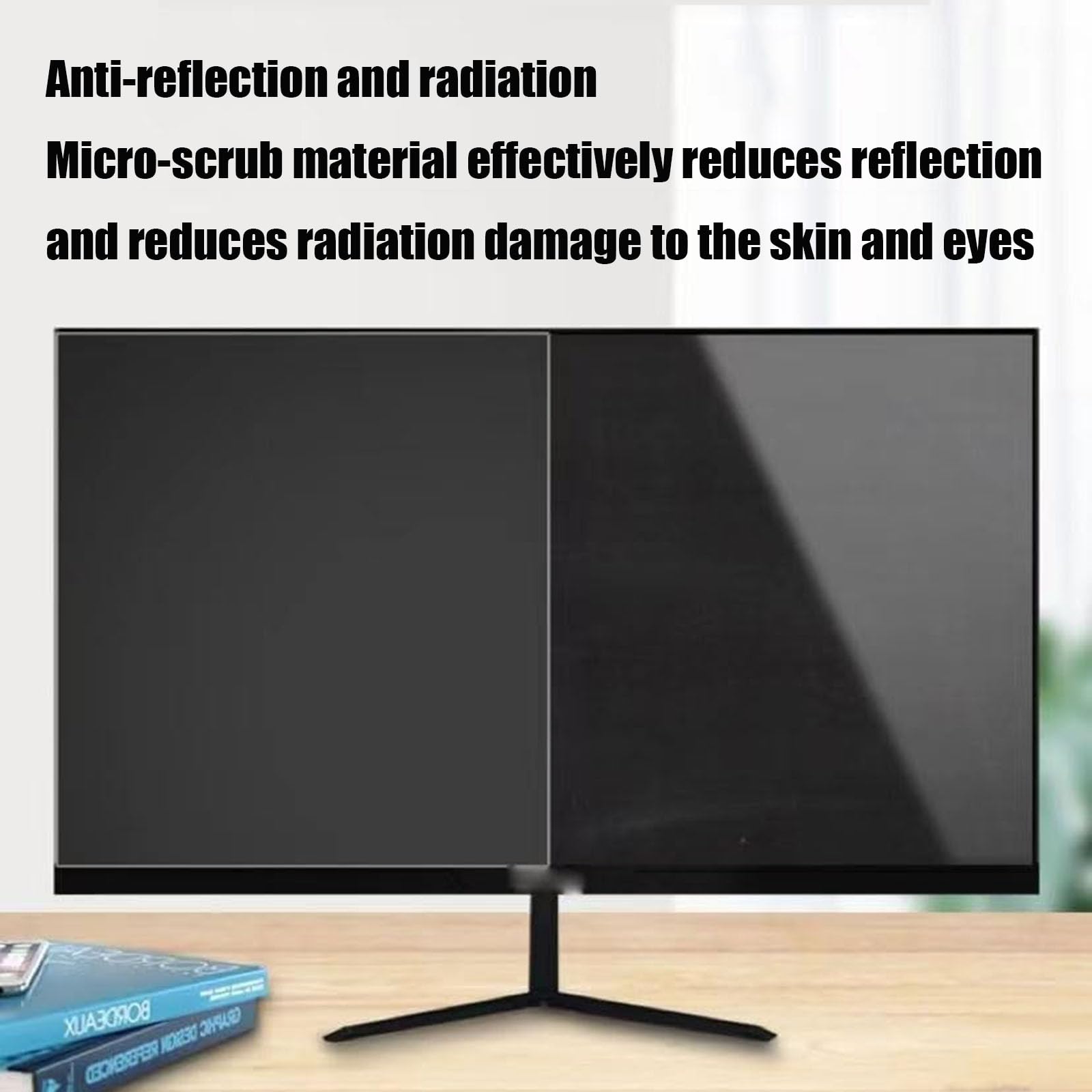 Filtro de pantalla de privacidad para computadora, filtro de pantalla panorámica de 12,5 a 27 pulgadas, cubierta de privacidad de filtro de luz azul antideslumbrante extraíble ( 18.5 inches (16:9) )