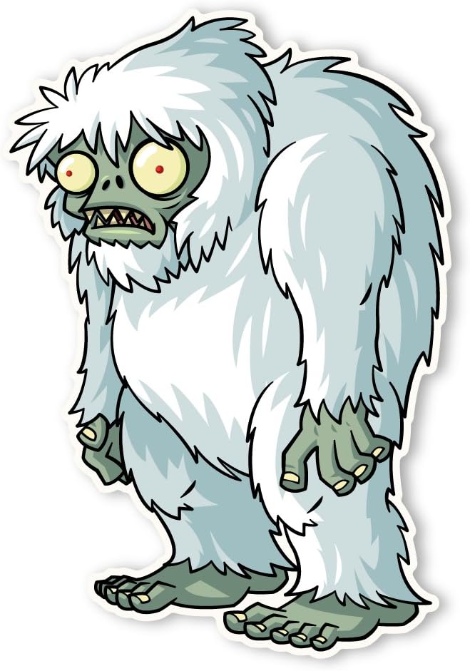 Plants vs. Zombies Wall Decals: Zombie Yeti (41.5 in x 60 in)