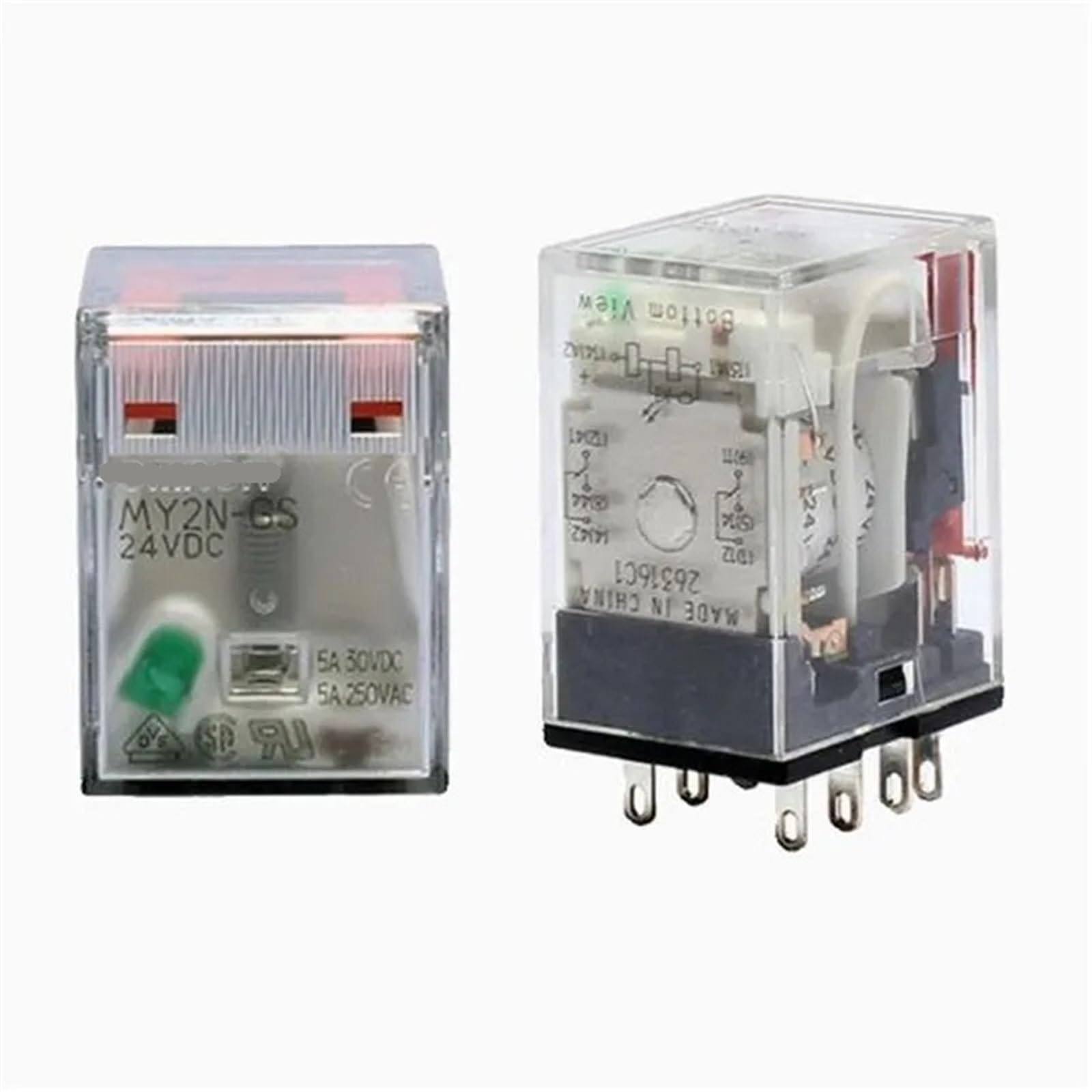 Relais électromécanique MY4N-GS MY4NGS 24V CC pour automates - 2