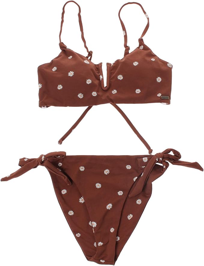 Amazon Roxy ロキシー ビキニ Baby Kiy X Roxy Flower Bikini Rsw2601t Ter S ビキニ セパレーツ 通販