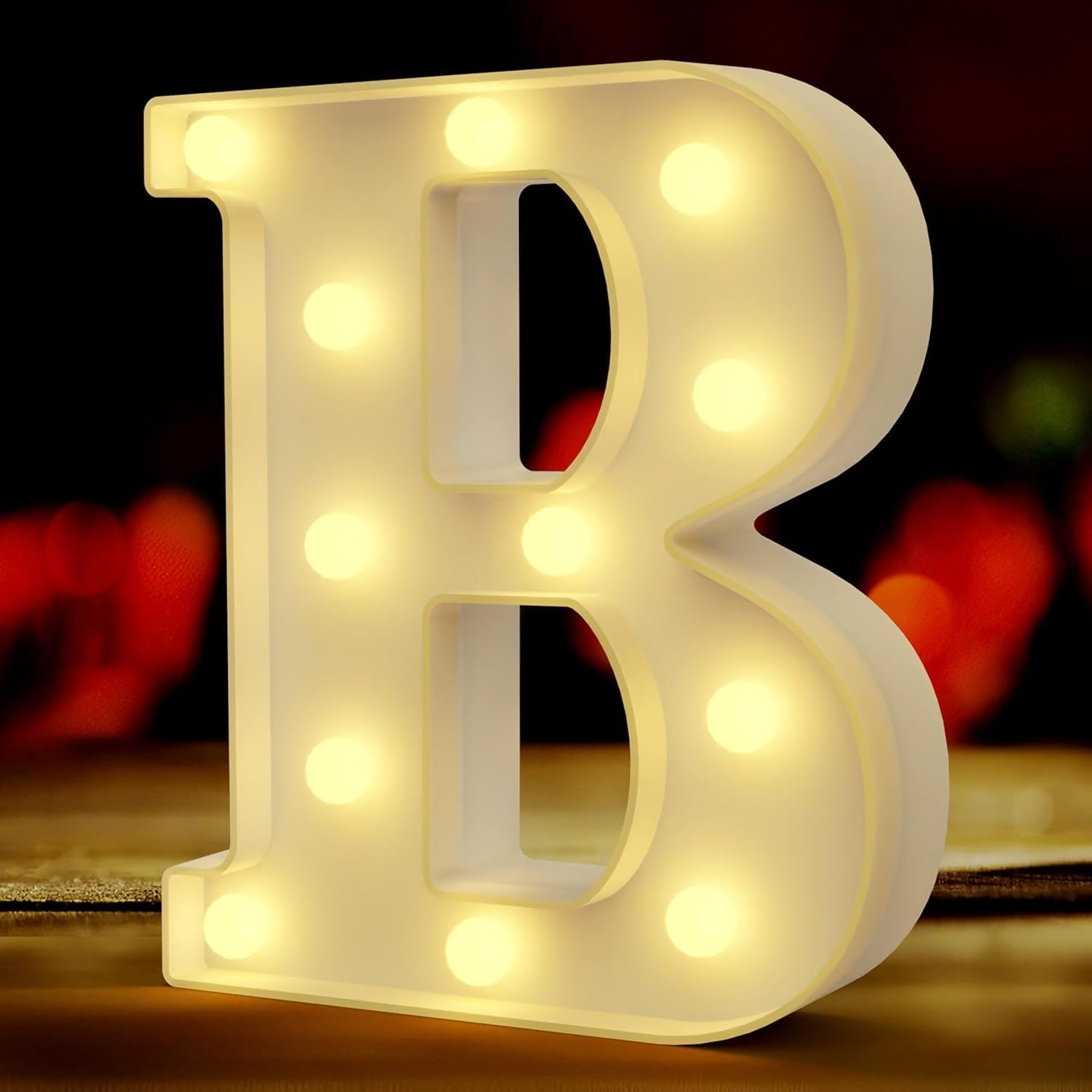 LED Marquee Letter Lights, Light Up Letters Glitter Alphabet Letter Sign Battery Powered for Night Light Birthday Party Wedding Girls Gifts Home Bar Christmas Decoration