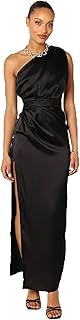 Petal & Pup Women's Nadia One Shoulder Maxi Dress