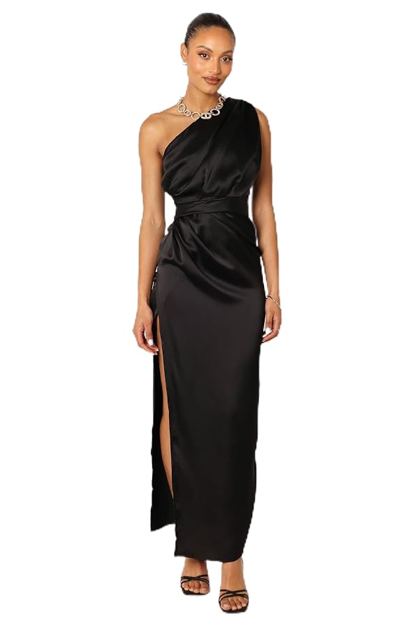 Petal & Pup Nadia One Shoulder Maxi Dress - Black 12 by Petal & Pup - Used condition - US$54.60