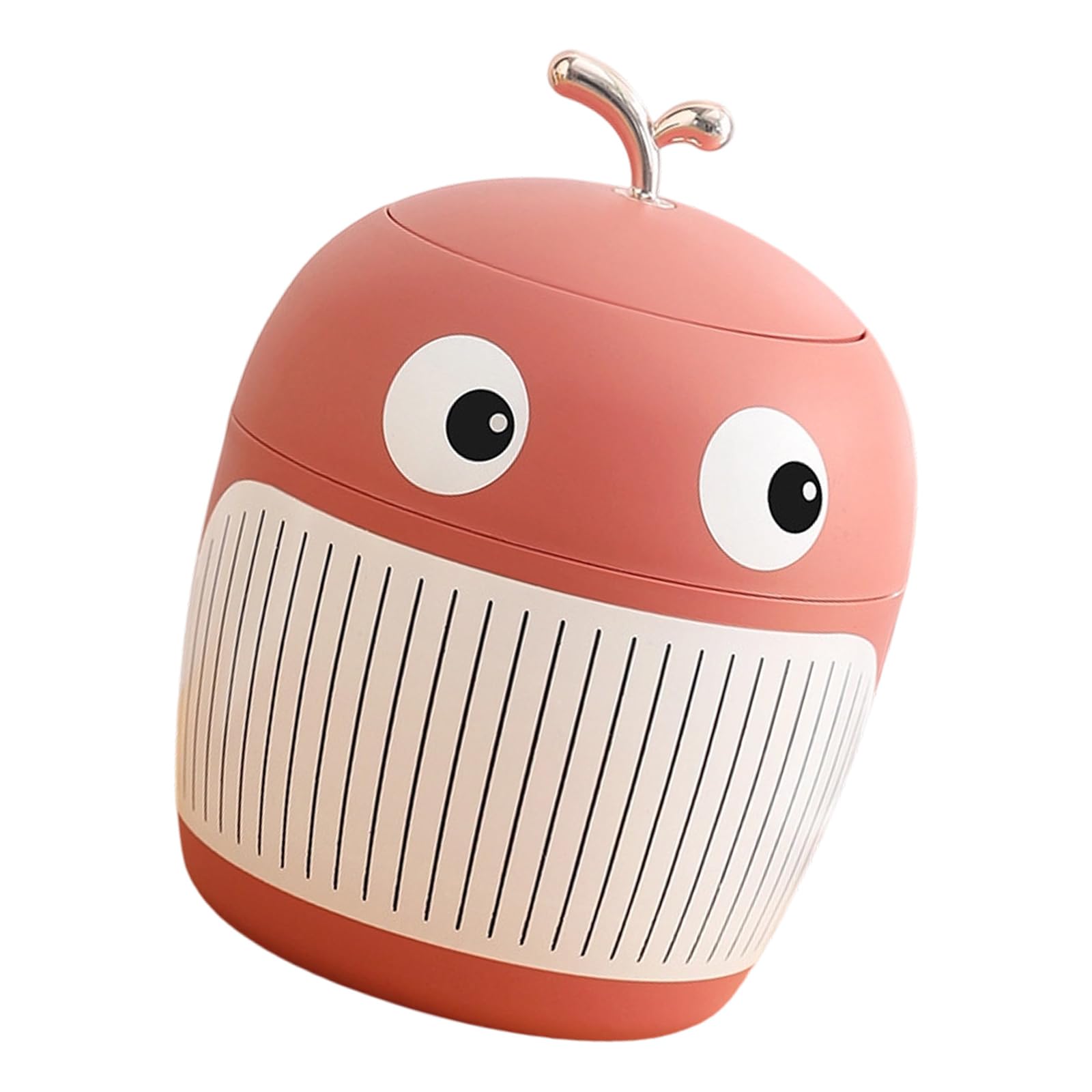 Jazuaiao Cartoon Whale Waste Bin Suitable for Desks Counters Study Areas Sturdy Bin Desktop Cartoon Whale Trash Can Space Saving