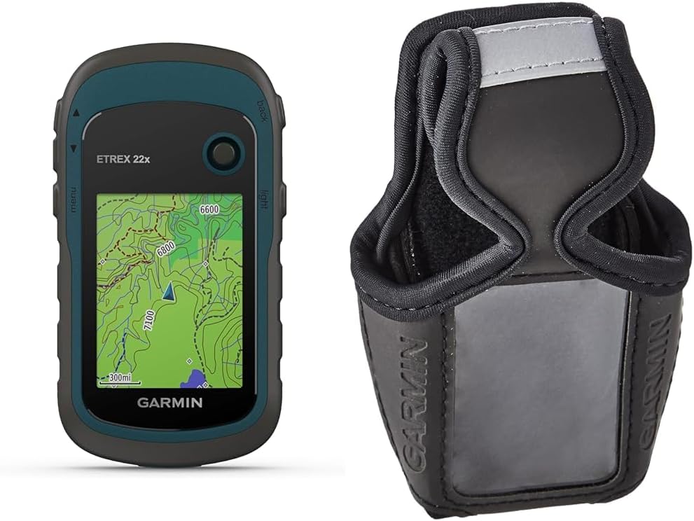 Garmin eTrex 22x Rugged Handheld GPS Navigator + Carrying Case