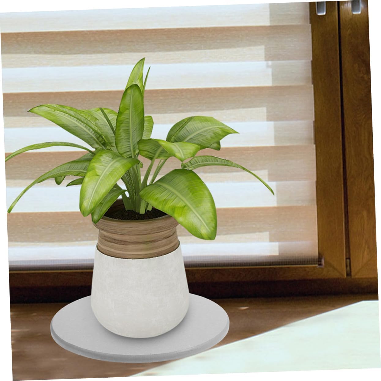 4pcs Water Absorption Plant Saucer Mud Flower Pot Drip Tray for Indoor and Outdoor Use Keeps Floors Clean Multi-Occasion Plant Plate