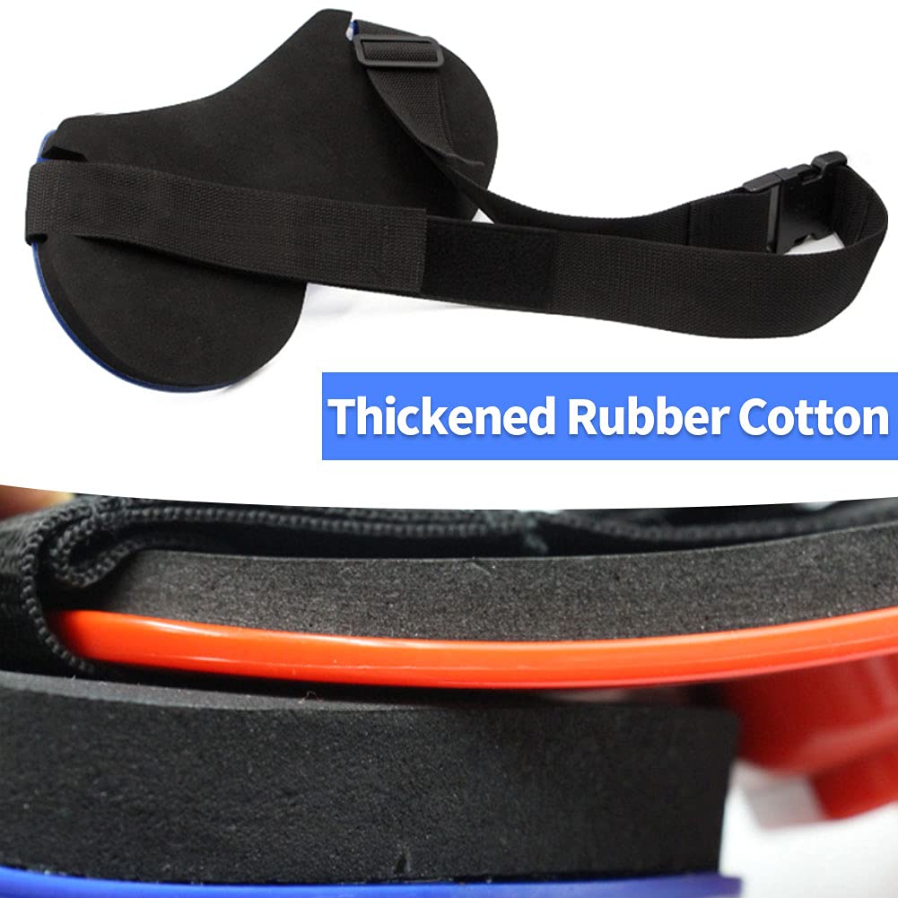 Chestnut-YX Fishing Fighting Waist Belt Thicken Sponge Padded Fishing Belly Top Adjustable Waist Fighting Belt Rod Holder Offshore Tackle Boat Fishing Rod Holder Professional Fishermen Belt Pad