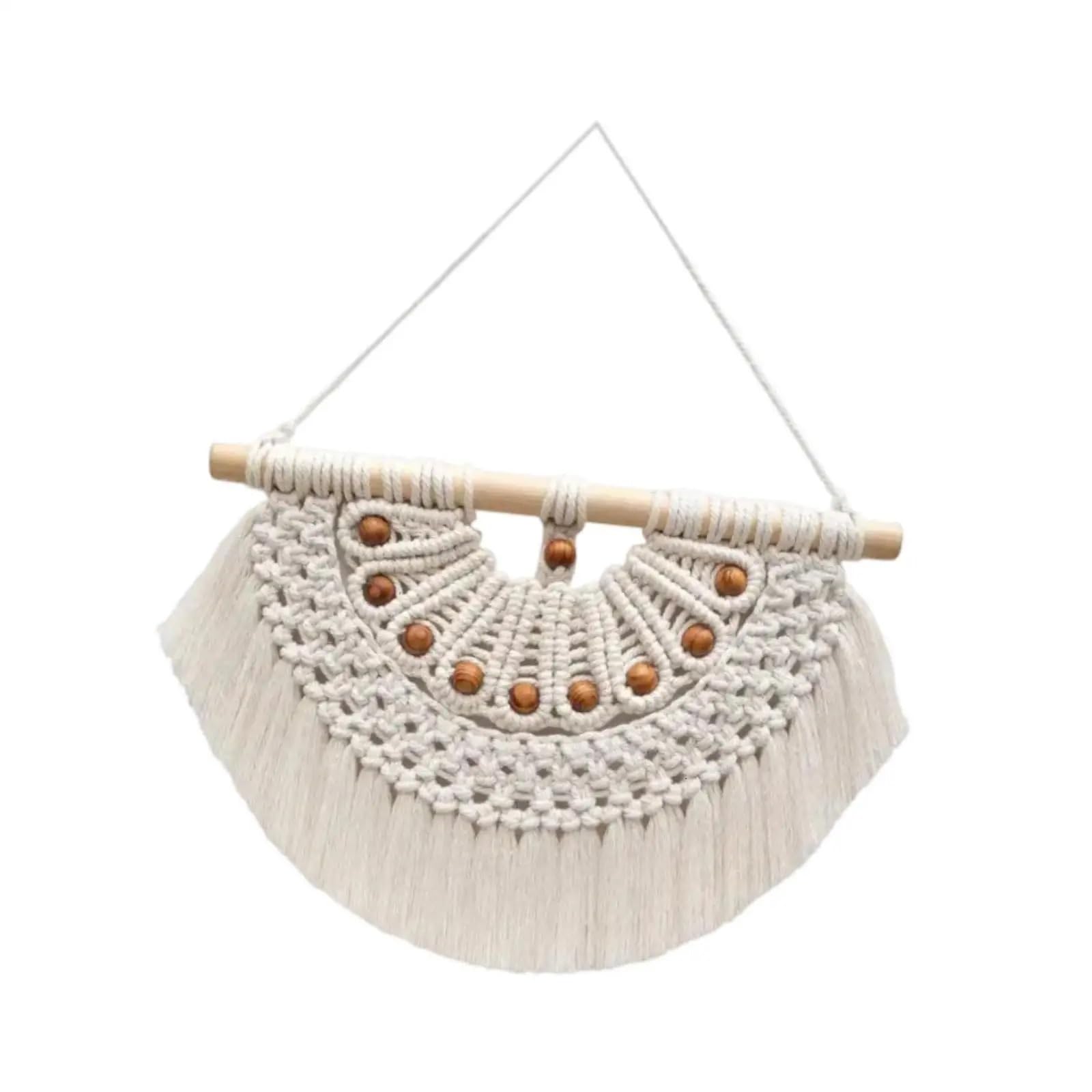 Tapestry Tapestry Wall Decor Macrame Party Gift Fringe Dorm Home(A)