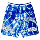 STAR WARS Millennium Falcon TIE Fighter X-Wing Little Boys Swim Trunks Tie Dye Blue 5