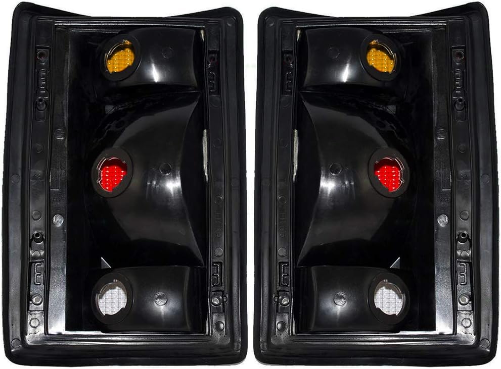 EPIC LIGHTING Halogen Replacement Spec Tail Lights Compatible with FORD 92-94 ECONOLINE VAN CLUB WAGON [ FO2800115 FO2801115 F2UZ13405A F2UZ13404A ] Pair