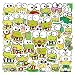 60pcs Kawaii Kero Kero Keroppi Stickers Anime Cartoon Stickers for Water Bottle Laptop Computer Phone Case Luggage Notebook Skateboard Lunchbox Decals Gifts for Kids Teen Adults