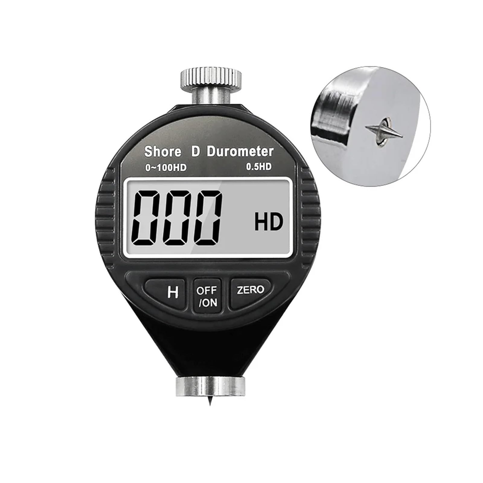 Electronic Digital Durometer Hardness Tester, Meter Paragraph Tools HA HC (Size : Type D)