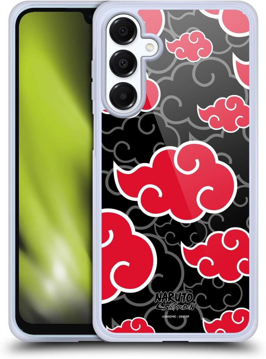 Head Case Designs Officially Licensed Naruto Shippuden Akatsuki Iconic Gel Case [Military Grade Protection] Compatible with Samsung Galaxy A16 5G and Compatible with MagSafe