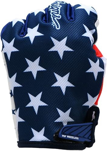 Miniatura 3 de Guantes de ciclismo con bandera americana, para motocicleta, bicicleta, dedos completos, todoterreno, deportes al aire libre, para hombres, mujeres