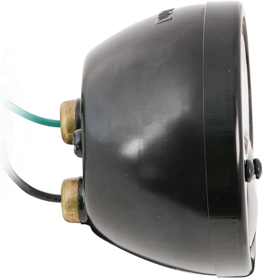 KNS Accessories KA0024 Black 12V Duolamp Tail Light for Ford Model A with Red Glass Lens