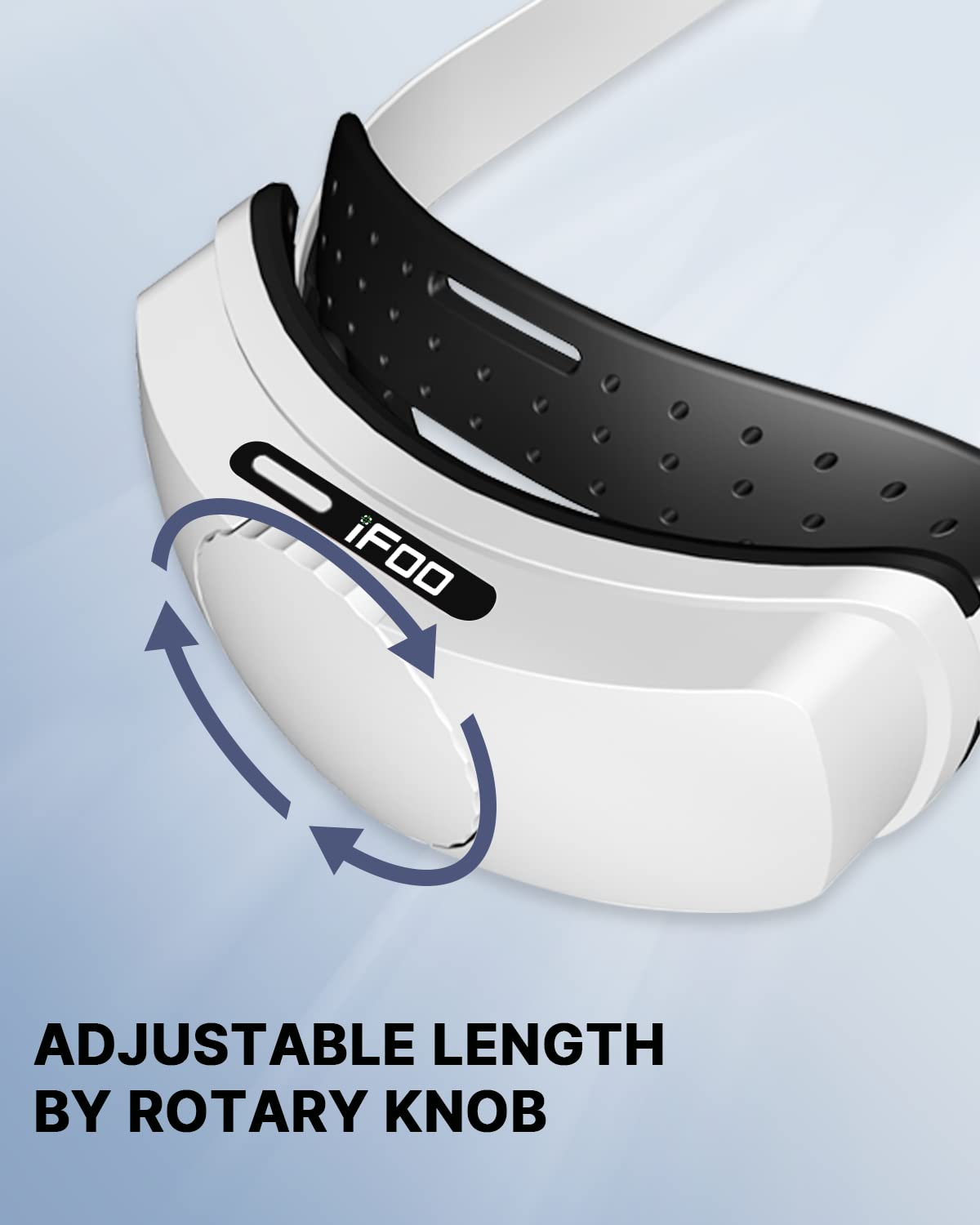 iFoo F01 Bandeau réglable pour Casque Oculus/Meta Quest 2 VR, Blanc, Taille Unique 3