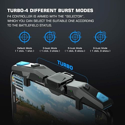 Miniatura 5 de GameSir Controlador F7 Claw PUBG para iPadtablet juego de seis dedos botón de objetivo de disparo L1R1 L2R2 Shooter Gamepad controlador de juego