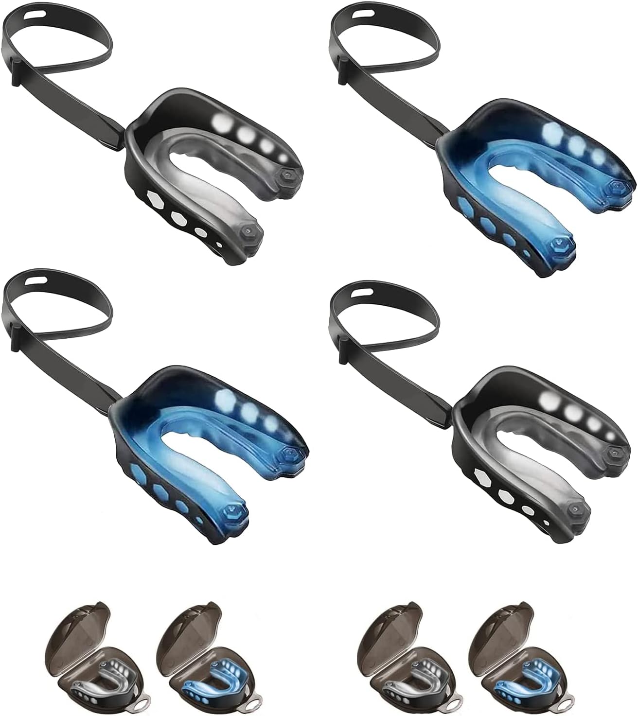 4Pack Football Mouth Guard Professional Youth Mouth Guard