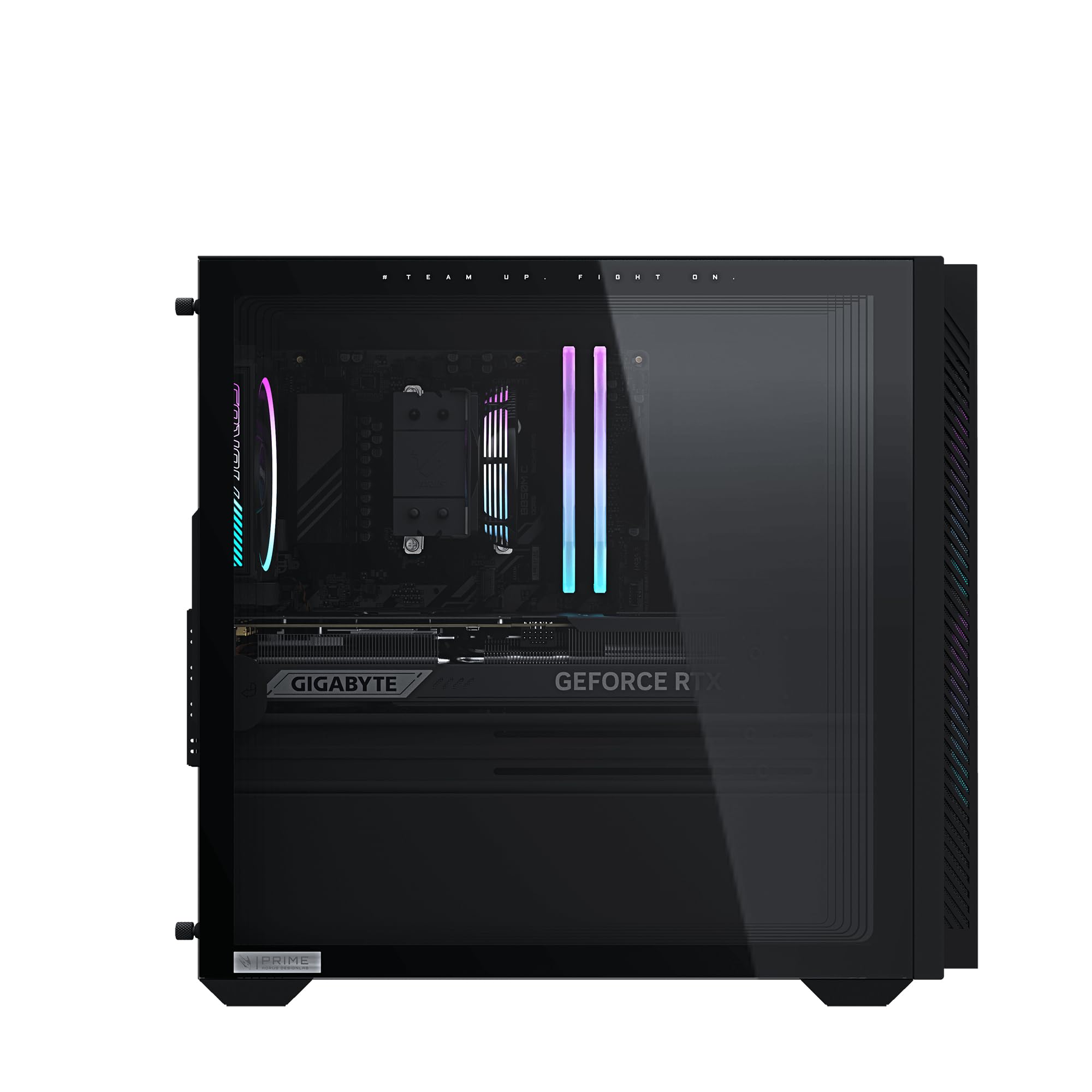 Gigabyte,AORUS PRIME 3 PC Desktop Gaming - AMD Ryzen 7 9700X, RTX 5070 12GB, 32GB DDR5-SDRAM, 1000GB SSD, Windows 11 Home