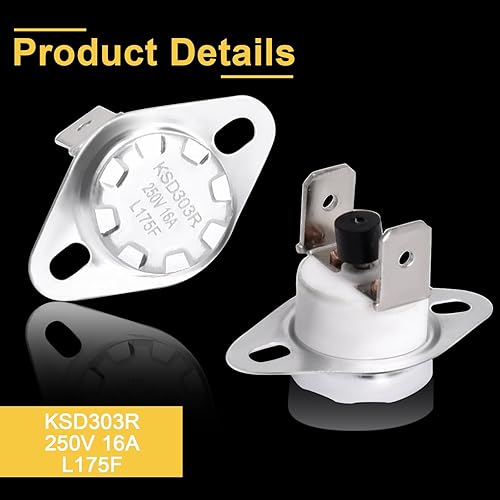 Vista 37 de Adviace Interruptor de límite de alta temperatura 80683 para estufas de pellets Breckwell P1000 Big E, P20, P22, Ashley APC4000 y calentador