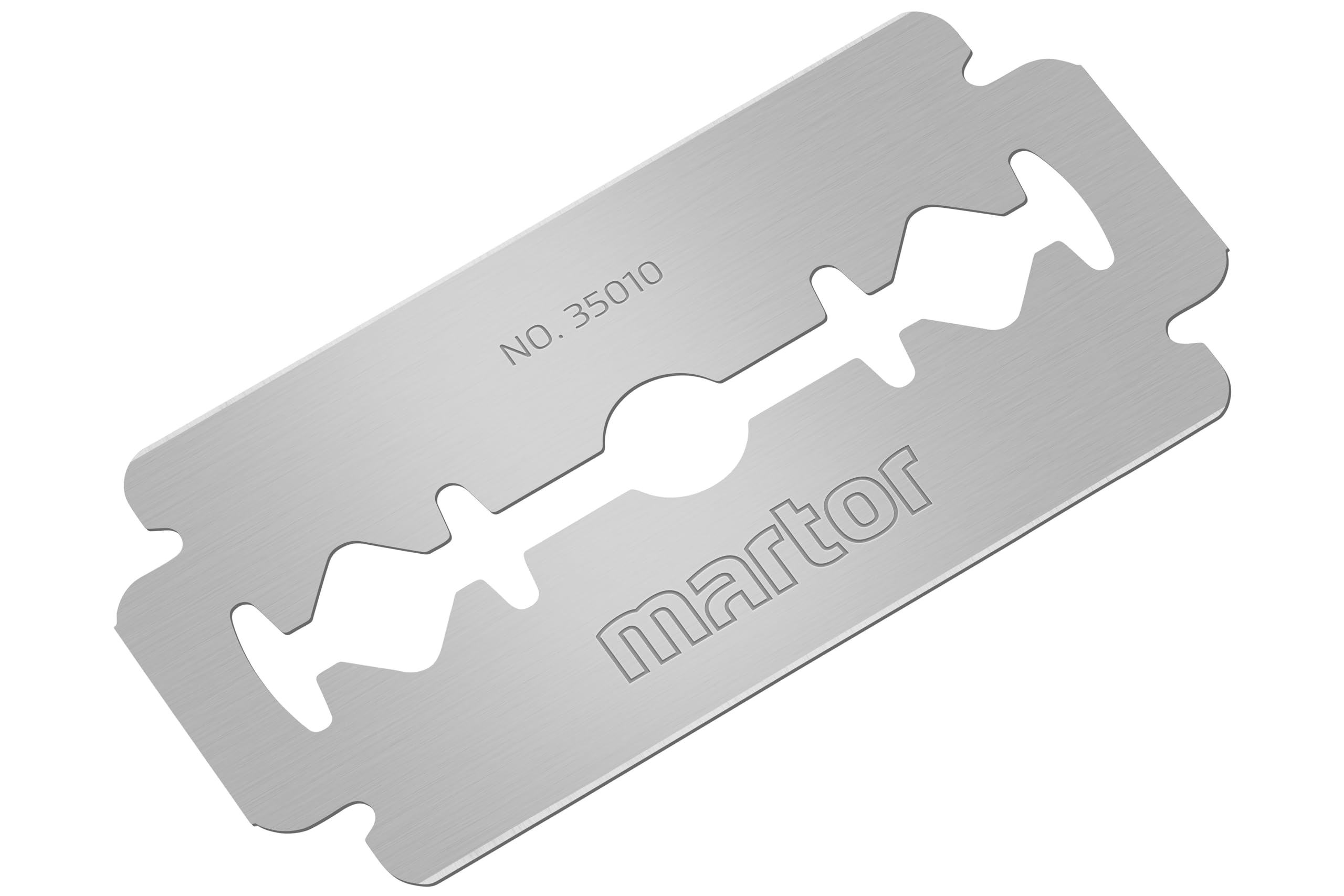 MARTOR 700 x hoja industrial, hojas de recambio Cúter, Cuchillo de seguridad, 22 mm, afilado, en dispensador, 2 veces utilizable, no. 35010 | Doble bisel, afilado bilateral, en dispensador de seguridad, cúter y cuchillo de seguridad, almacén y logística,
