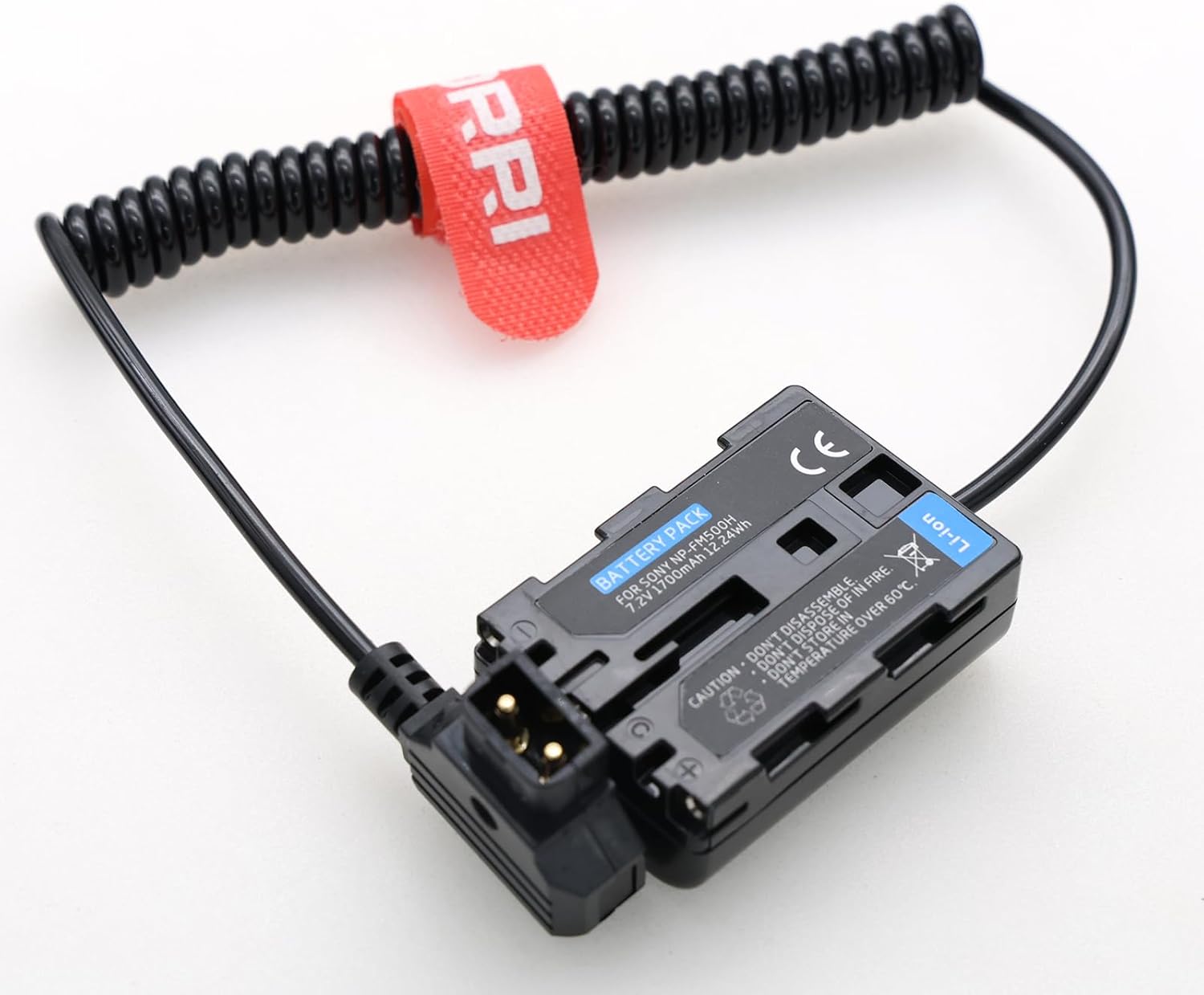 NP-FM500H Dummy Battery to Dtap Power Cable for ARRI WCU-4 Sonys Alpha Digital SLR A57 A58 A65 A77 A77V A77II A99 A350 A450 A500 A550 A700 A850 A900 CLM-V55 Cameras