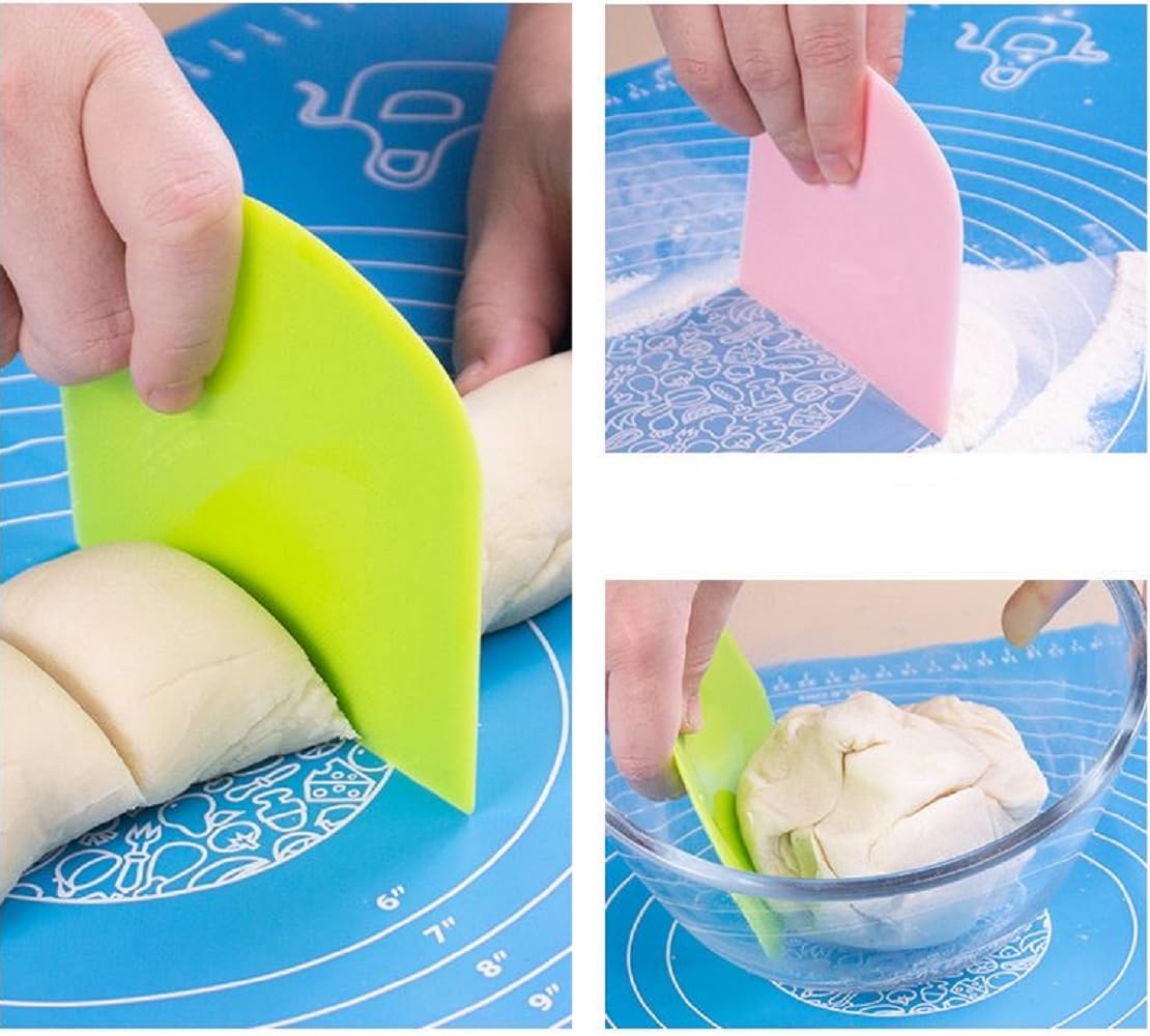 Raschietto Da Cucina Virsus In Acciaio Inox - 11x8.5 Cm Per Impasti, Pizza E Pane - Foto 5