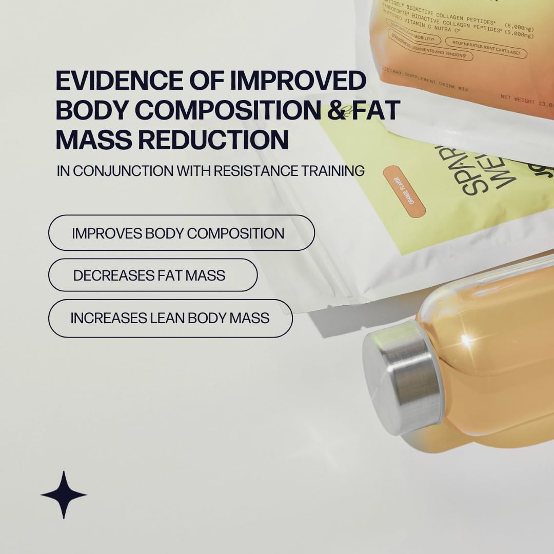 Sparkle Wellness BODYBALANCE Bioactive Collagen Peptides | Collagen Powder Supplement with Hydrolyzed Collagen Peptides & Buffered Vitamin C | Muscle Boost (Mixed Berry) [30-Serves]