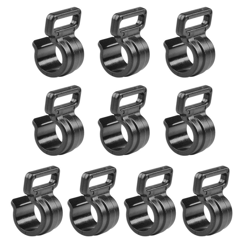 10x Awning Lights Camping Clips Hanging Tablecloth Wind Rope Tent Clamp 11x20x6mm,Type A 10 pcs