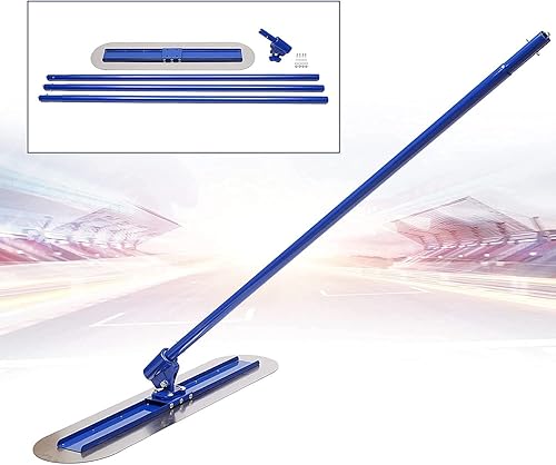 Miniatura 3 de Bull Float Herramientas de hormigón, acabado de paleta de hormigón, herramienta de alisado de superficie de cemento de hormigón con mango de 6 pies