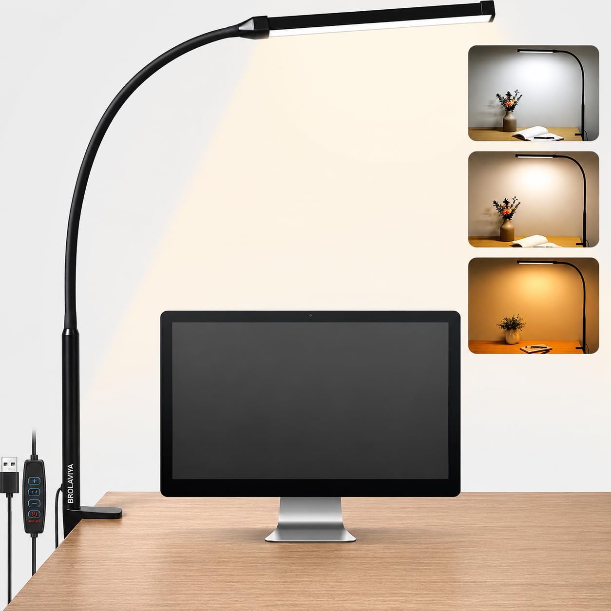 BROLAVIYA Architect Desk Lamp - 3 Color Modes & Dimmable -14 BROLAVIYA Architect Desk Lamp - 3 Color Modes & Dimmable -14