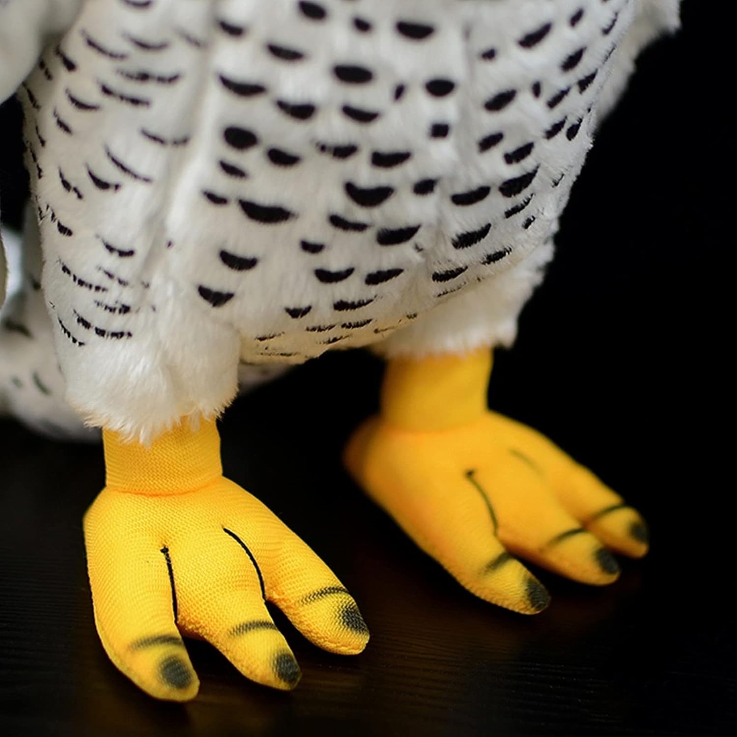 lilizzhoumax Spear Falcon Stuffed Animal,Simulation Bird Plush,Soft Plush, Girl Toys,Kawaii Gyrfalcon Gifts for Kids,Home Decor,White,H 10"