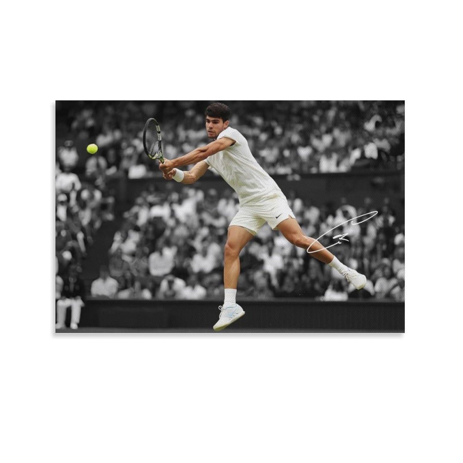 ASUIU Carlos Alcaraz Canvas Poster Poster Print Art Wall Painting Canvas Posters Modern Bedroom Decor 24x36inch(60x90cm)
