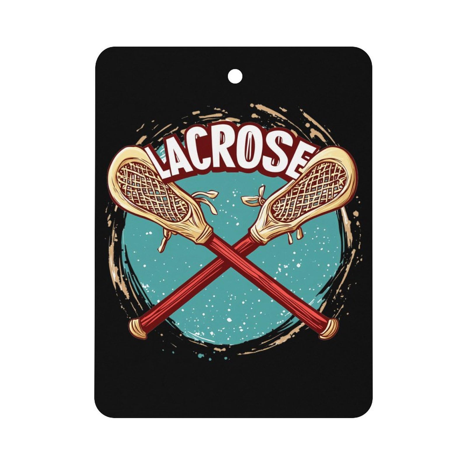 Lacrosse Car Air Freshener Hanging Aromatherapy Tablets for Car Accessories Square
