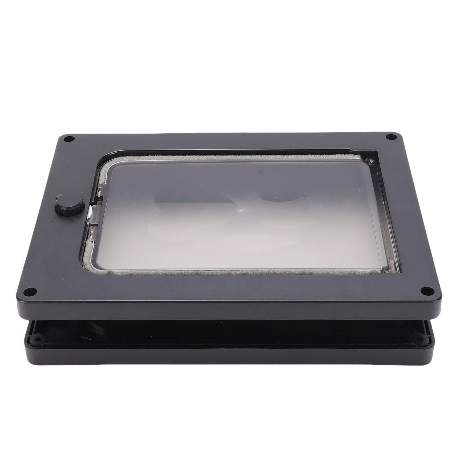 Porta per Gatti, Porta per Animali Domestici con Patta con Chiusura Magnetica, Porte Trasparenti per Animali Domestici a Battente per Cani Gatti per Recinzioni, Finestre, Pareti, Porte (BLACK)
