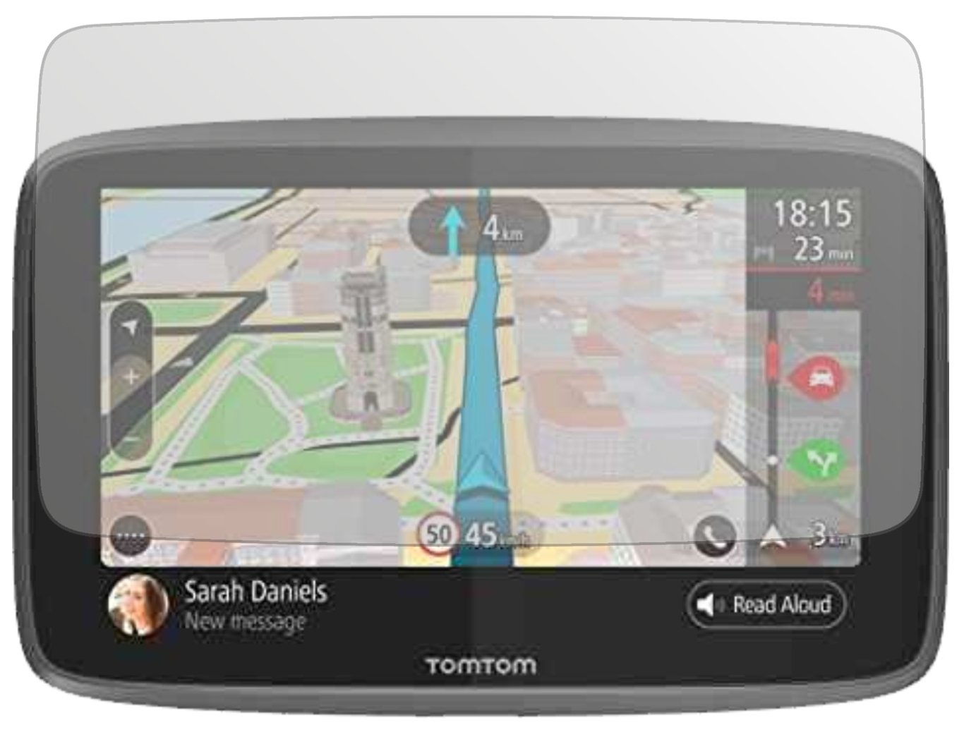 Dipos 3X Pellicola Protettiva In Vetro Cristallo Per TomTom Go Professional 6200 - Trasparente, Antigraffio, Made In Germany