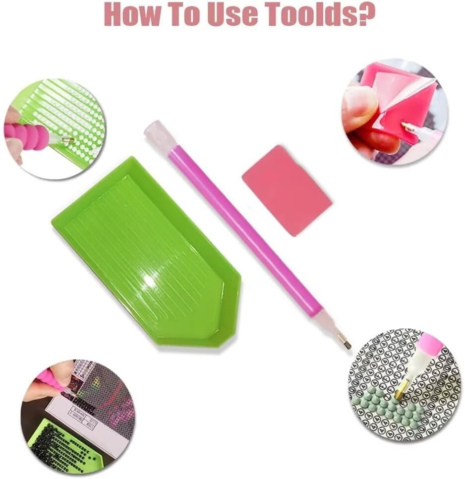 Boat Diamond Art Kits for Adults, Diamond Painting Landscape Gem Arts and Crafts for Adults, DIY 5D Square Full Drill Crystal Embroidery Paintings, Hobbies for women, Home Wall Decor 20x28in -44s1