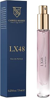 Caswell-Massey LX48 Eau de Parfum Spray, Bold Masculine Scent with Cedarwood, Leather & Tobacco, Fragrance for Men, Made in USA, 0.25 Oz