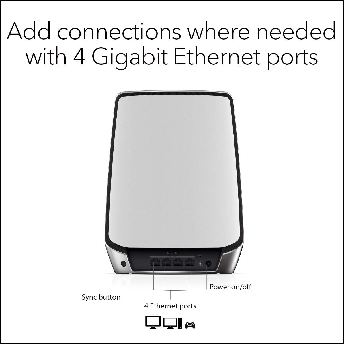 NETGEAR Orbi 970 Series Quad-Band WiFi 7 Mesh Network System (RBE973S), Router + 2 Satellite Extenders, Security Features, Up to 27Gbps, Covers Up to 10,000 sq. ft., 200 Devices, 10 Gig Internet Port NETGEAR Orbi 970 Series Quad-Band WiFi 7 Mesh Network System (RBE973S), Router + 2 Satellite Extenders, Security Features, Up to 27Gbps, Covers Up to 10,000 sq. ft., 200 Devices, 10 Gig Internet Port