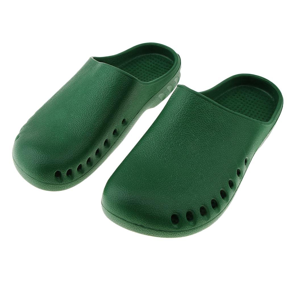 Unisex Non Slip Chef Doctor Clog Oil Water Resistant Work Lightweight Shoes 27cm Green Clothing, Shoes & Accessories | Men's Shoes | Casual-image-19