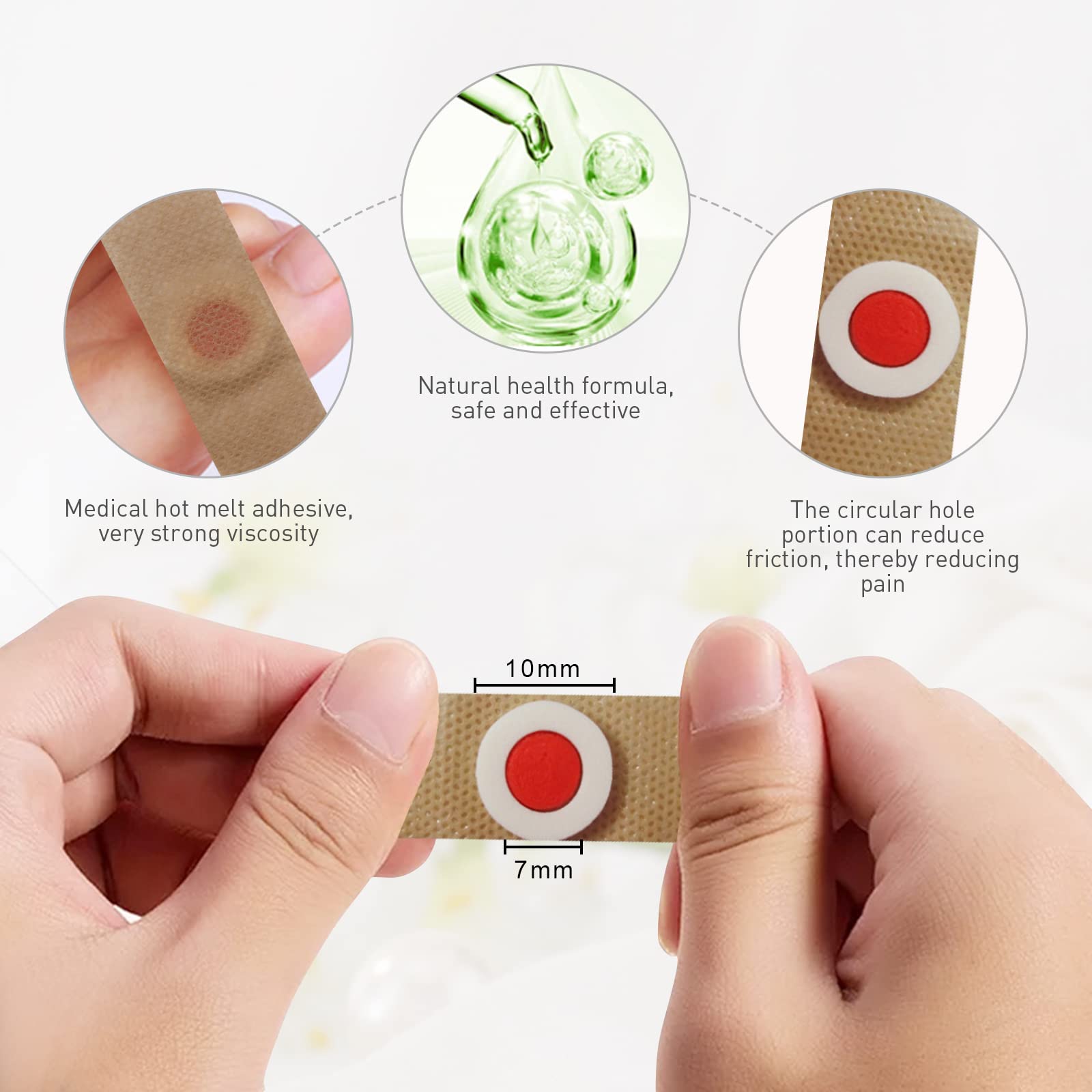 MQUPIN Verrugas, Corn Remover, Eliminar Verrugas, Removedor de Verrugas, Removedor de Maíz, Wart Remover Anti Verrugas Tratamiento para Quitar Verrugas Comunes, Plantares, Maíz y Callos (42pcs)
