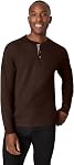Hanes Men's Long-Sleeve Beefy Henley Shirt