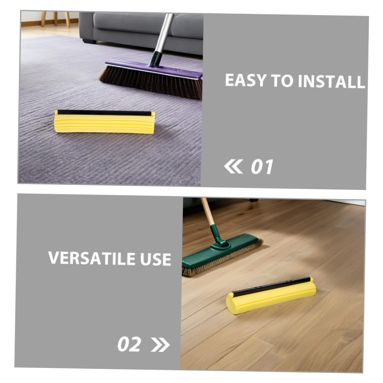Tête de Rechange pour Balai-serpillière Pva 4 Pièces 27cm