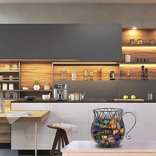 Miniatura 6 de Soporte para cápsulas de café para tazas K, soporte para cápsulas de café, soportes para tazas K para mostrador, organizador de almacenamiento de