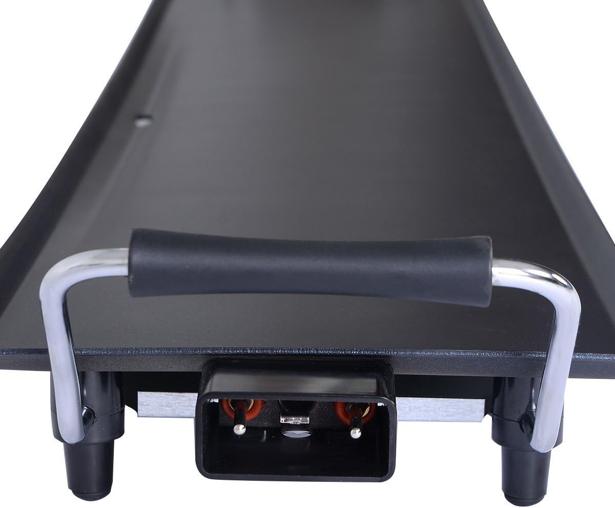 Netsc19 Electric Teppanyaki Table Top Grill Griddle BBQ Barbecue Nonstick Camping