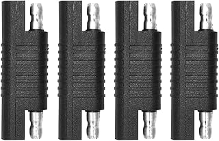 dstfuy SAE Reverse Connector,SAE Polarity Reverse Adapter Connectors,Quick Disconnect Extension Cable Plugs for Solar Panel,Battery Power Charger,Automotive.(4Pack)
