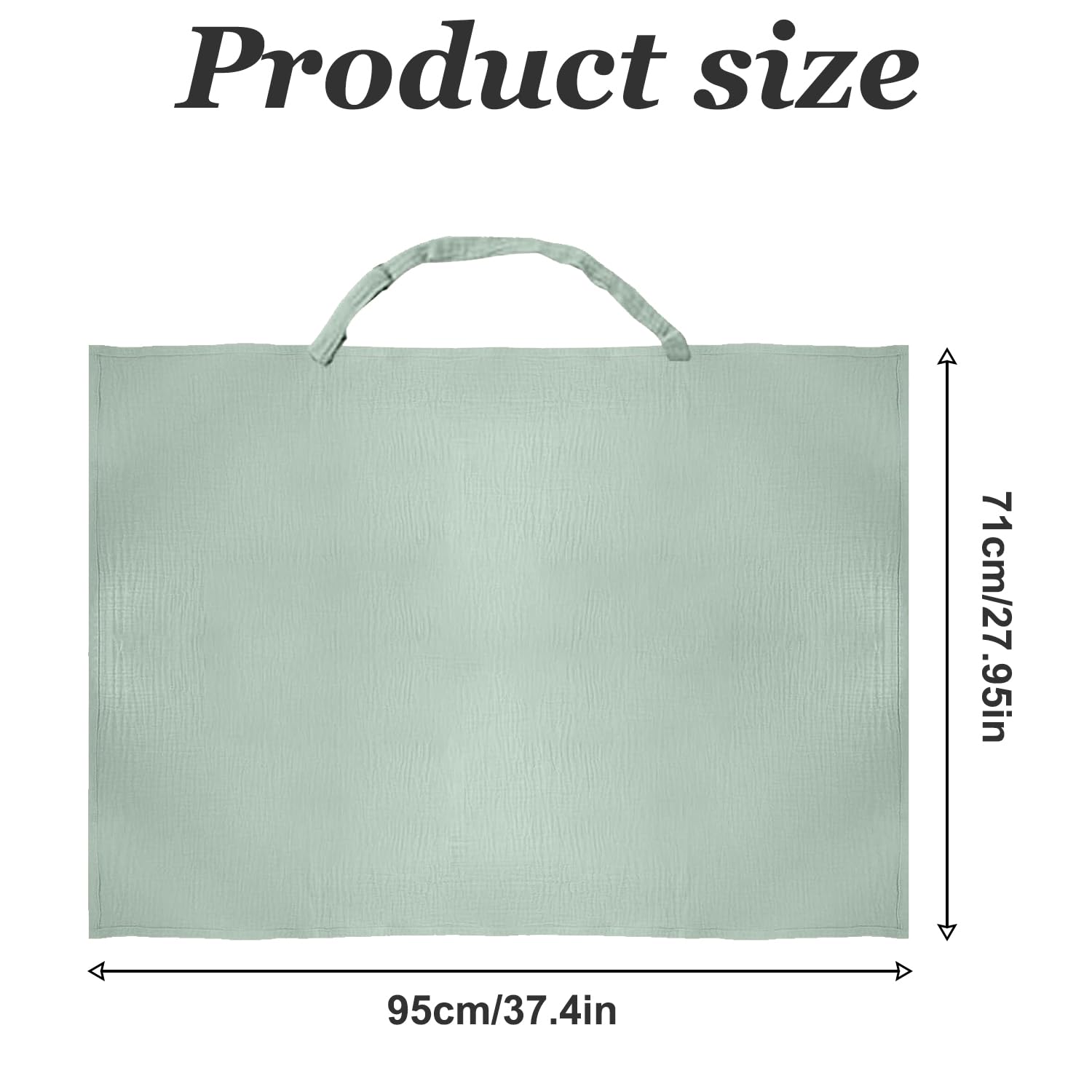 Cotton Nursing Cover with Adjustable Strap - Soft & Breathable Breastfeeding Scarf & Poncho - Full Coverage for Discreet Nursing - Lightweight & Portable - Image 2